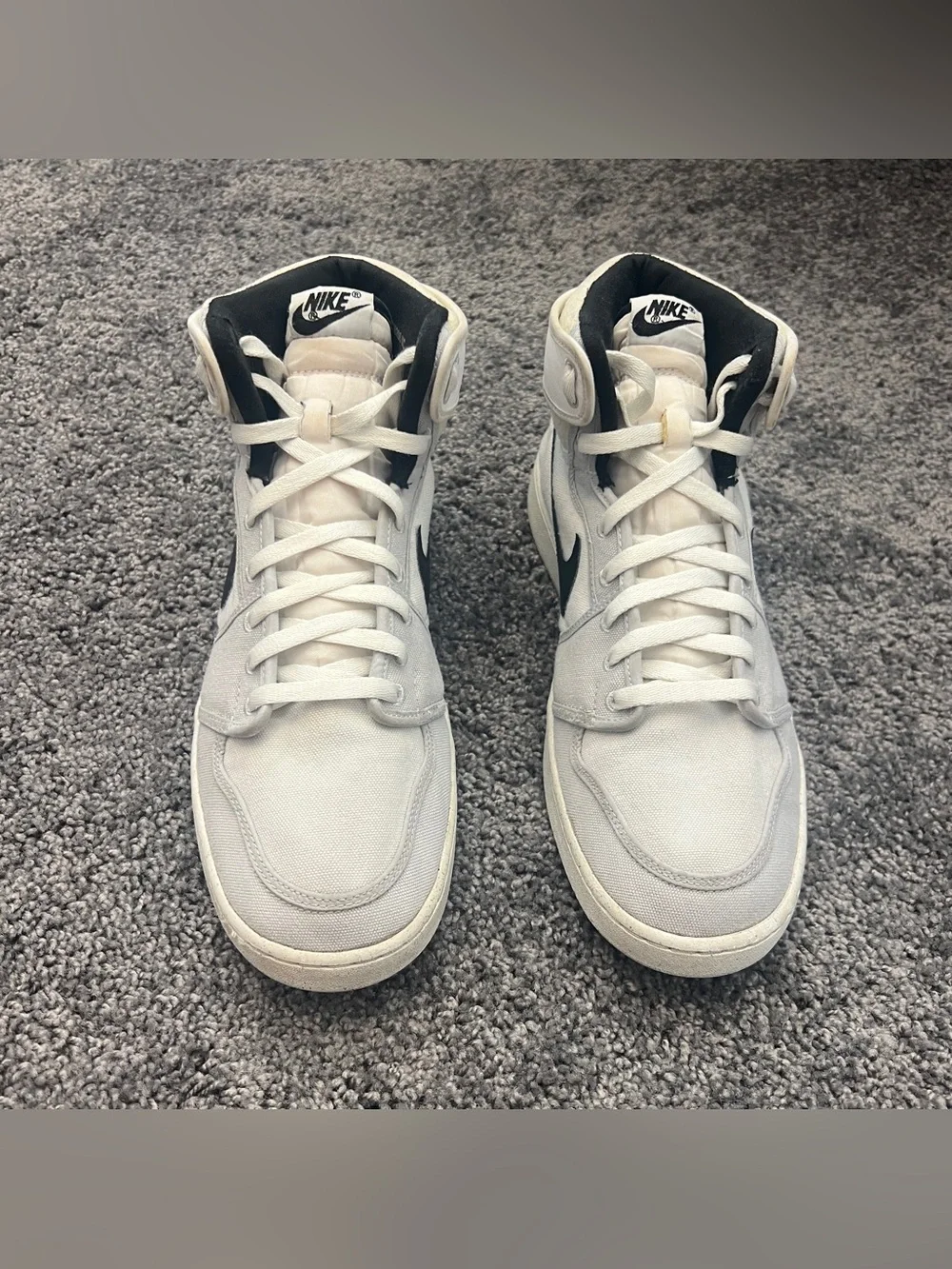 Jordan 1 Retro AJKO Shoes Men’s Size 12 White Black Grey Fog Sail DO5047-100